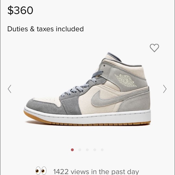 Air jordan 1 mid coconut milk - Picture 4 of 9